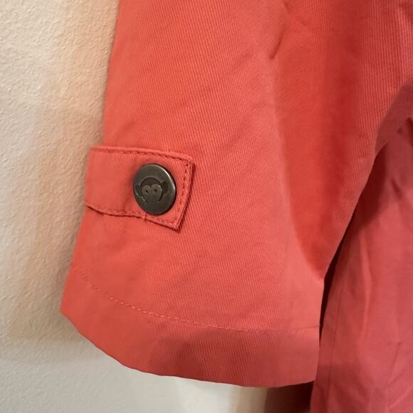 Appaman Pink Trench Coat sz 7 Girls Double Breasted Belted Coat - Picture 6 of 7